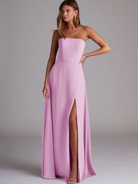 Azazie Candy Pink Wren dress